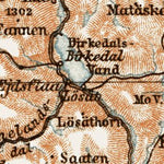 Nordfjord and Sydlige Söndmöre, region map, 1931