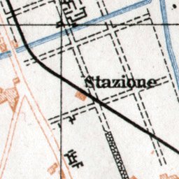 Aquileja town plan, 1910
