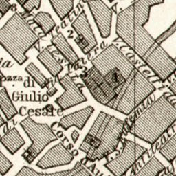 Rimini town plan, 1909