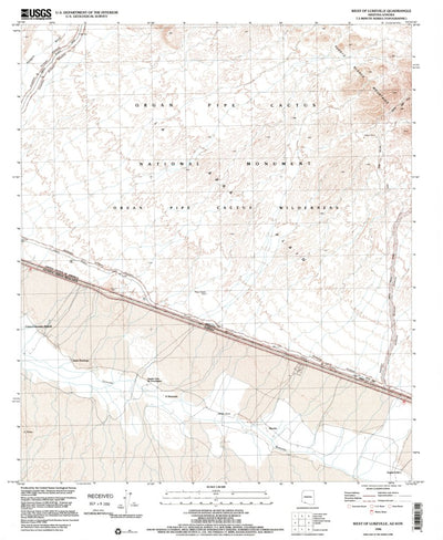 West Of Lukeville, AZ (1996, 24000-Scale) Preview 1