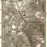Environs of Spoleto map, 1909
