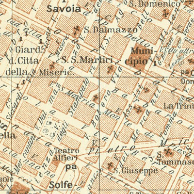 Turin (Torino) city map, 1929