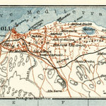 Environs of Tripoli (طرابلس‎) map, 1929