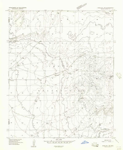 Bird Springs Wash, AZ (1957, 24000-Scale) Preview 1