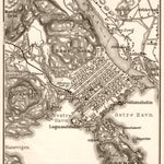 Kristianssand (Kristiansand) town plan, 1911