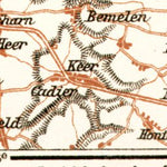Maastricht environs map, 1909