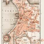 Ancona city map, 1903