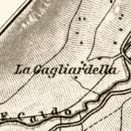 Castellammare to Calatafimi map, 1912