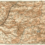 Bolzano's eastern environs map, 1906