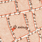 Budapest central part map, 1903