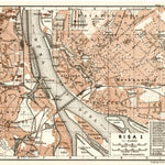 Rīga city map, 1914