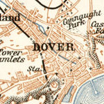Environs of Dover map, 1906