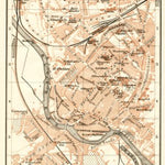 Exeter city map, 1906