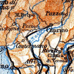 Garda Lake and environs map, 1911