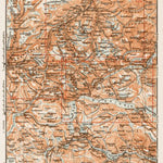 Jotunheim, region map, 1931