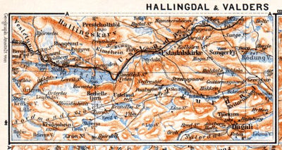 Ustadal map, 1910