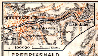 Environs of Fredrikshald, 1910