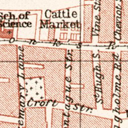 Lincoln city map, 1906