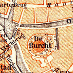 Leiden city map, 1904