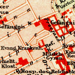 Warsaw (Варшава, Warschau, Warszawa) city and environs Map, 1899 by ...
