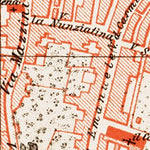 Pisa city map, 1903