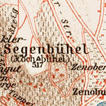 Meran (Merano) environs map, 1903