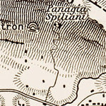 Samos (Σάμος), ancient site map drawn after Ernst Fabricius, 1914