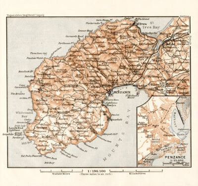 The Land's End map, 1906