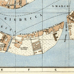 Venice city map, 1930