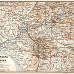 Rome (Roma) and Campagna di Roma map, 1912