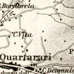 Trapani and environs map, 1912