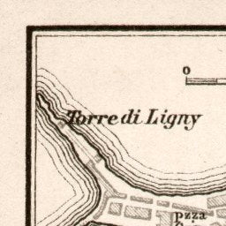 Trapani and environs map, 1912
