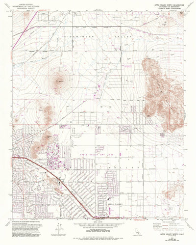 Apple Valley North, CA (1970, 24000-Scale) Preview 1