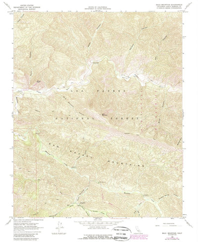 Bald Mountain, CA (1964, 24000-Scale) Preview 1