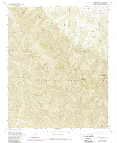 Bates Canyon, CA (1964, 24000-Scale) Preview 1