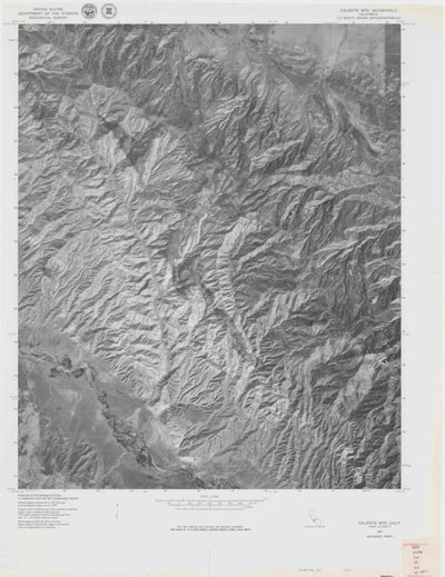 Caliente Mountain, CA (1977, 24000-Scale) Preview 1