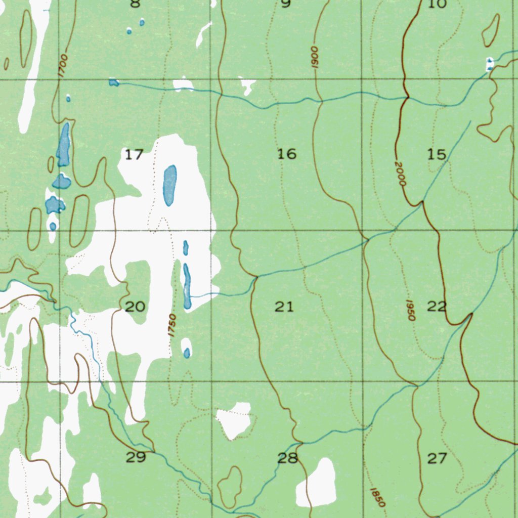 AKGULKANA A3 Authoritative US Topos 1949 Map by Western Michigan