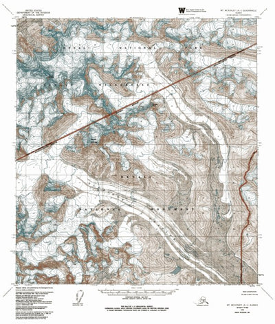 AK-MT MCKINLEY A1: Authoritative US Topos 1954