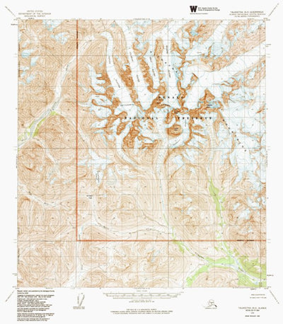 AK-TALKEETNA B6: Authoritative US Topos 1958
