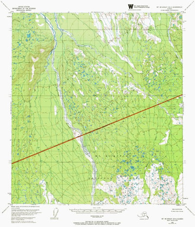 AK-MT MCKINLEY B4: Authoritative US Topos 1953