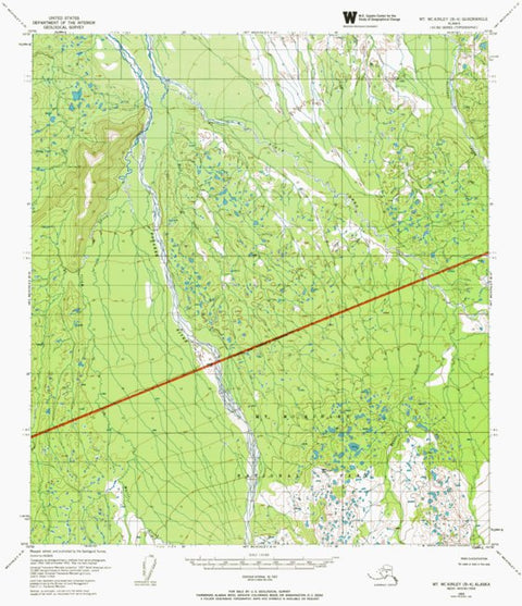 AK-MT MCKINLEY B4: Authoritative US Topos 1953