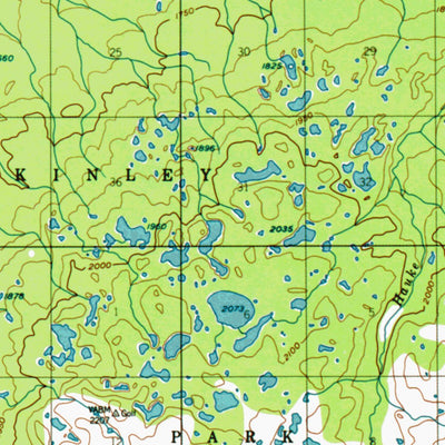 AK-MT MCKINLEY B4: Authoritative US Topos 1953