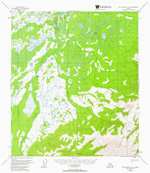AK-MT MCKINLEY D2: Authoritative US Topos 1954