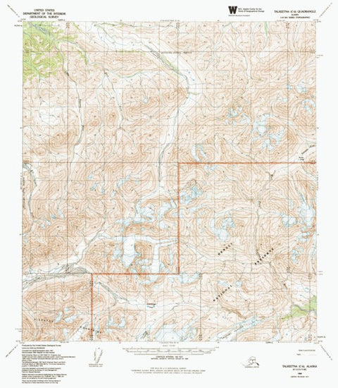 AK-TALKEETNA C6: Authoritative US Topos 1958