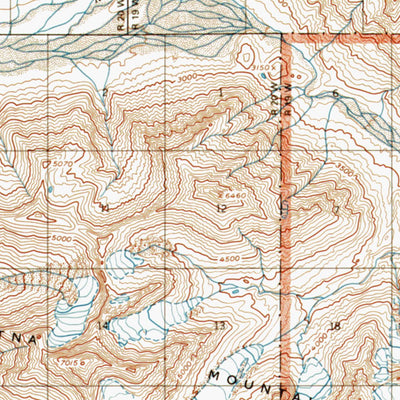 AK-TALKEETNA C6: Authoritative US Topos 1958