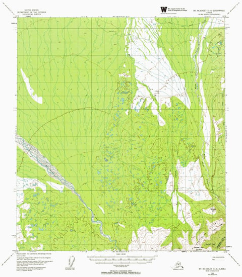 AK-MT MCKINLEY C3: Authoritative US Topos 1952