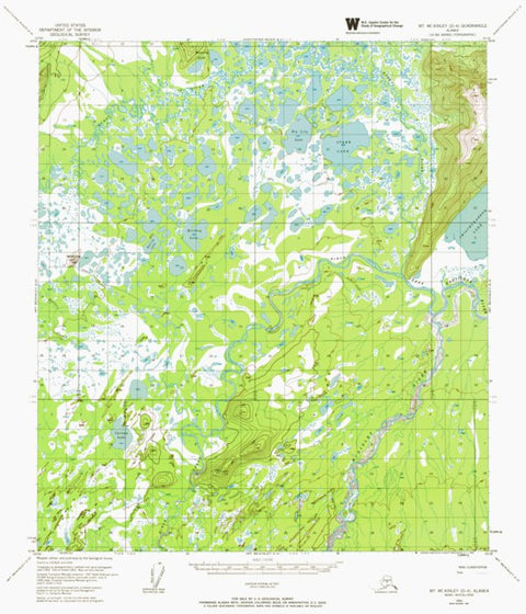 AK-MT MCKINLEY D4: Authoritative US Topos 1953