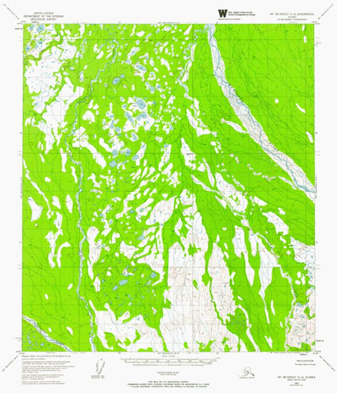 AK-MT MCKINLEY C4: Authoritative US Topos 1953
