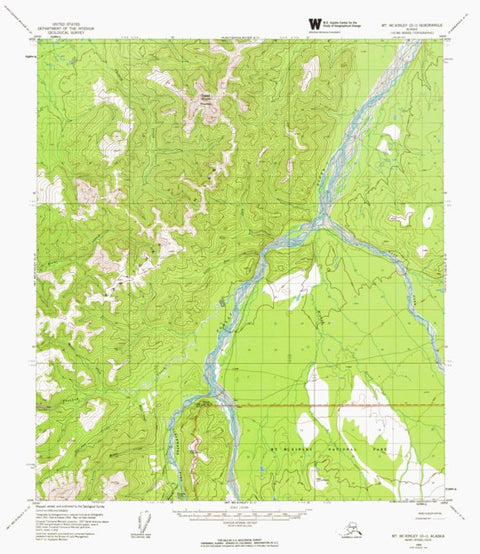 AK-MT MCKINLEY D1: Authoritative US Topos 1954