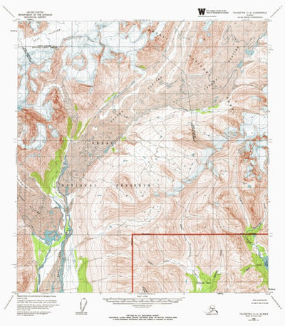AK-TALKEETNA C4: Authoritative US Topos 1958